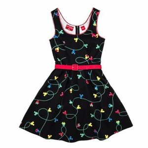 Stitch Shoppe Mickey & Minnie Mouse Lights "Olivia" Dress